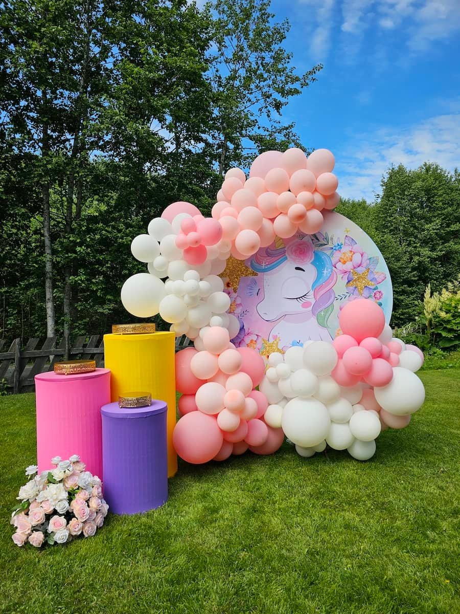 Kreativ ballongmosaikk med tall til bursdag og jubileum i Trondheim